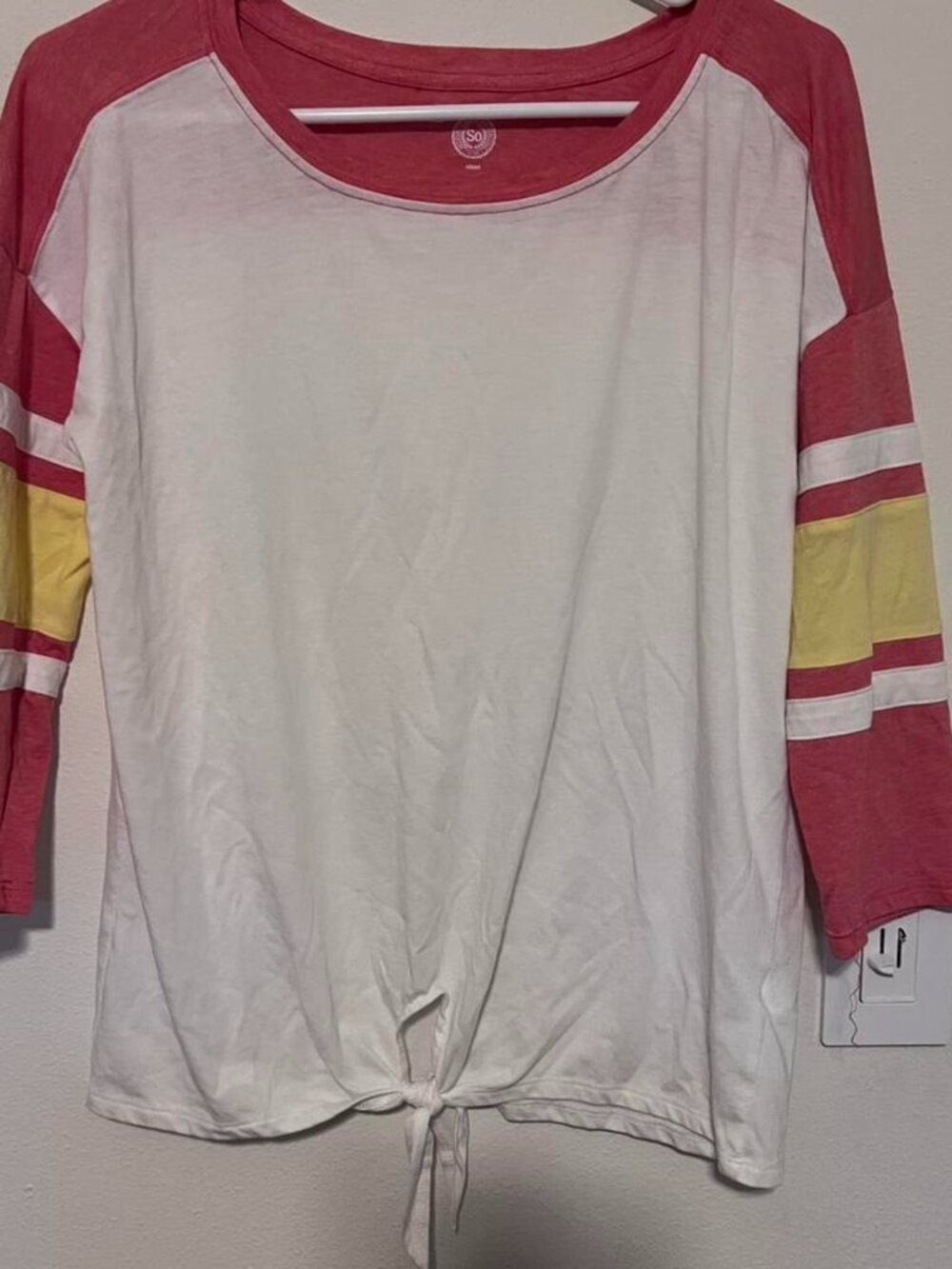 SO Pink/Yellow Top
